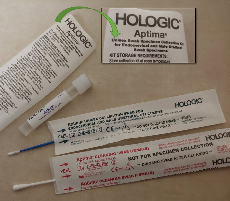 Aptima Unisex Swab Specimen Collection Kit